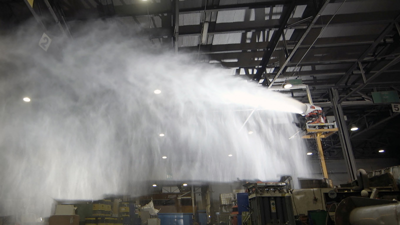 Stationary Fire Protection with the Firefighting Turbine FT10-e