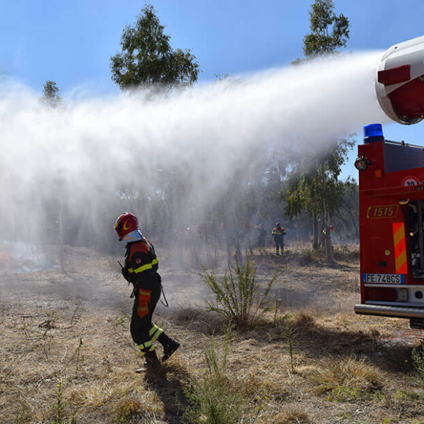 EmiControls Dust suppression and fire fighting with water mist