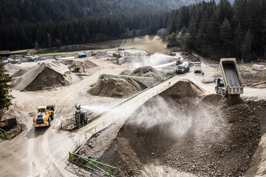 Dust suppression macchine - Areas of application