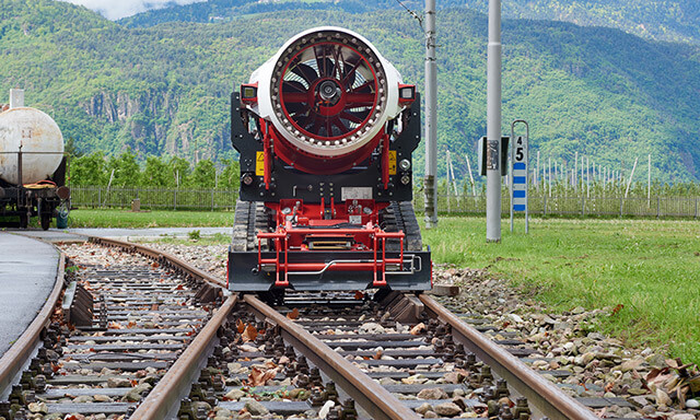 Rail mounting systems for firefighting robots and other applications